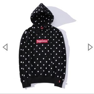 supreme printed hoodie